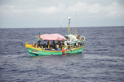 Sri Lankan illegal fishing vessel is the first to be intercepted in 2020