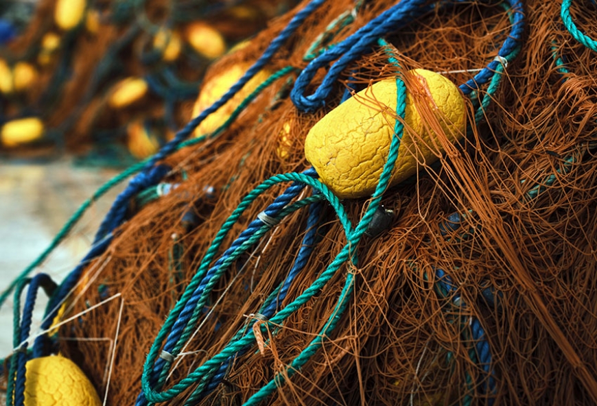 A close-up shot of a fishing net(Photo by Engin Akyurt - pexels.com )
