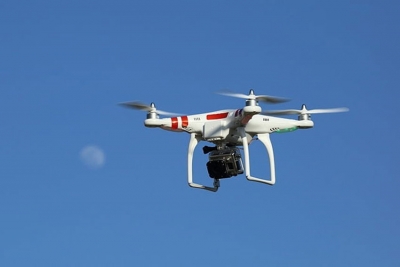 Surveillance of large marine areas will be done using a combination of the short and long-range drone equipped with artificial intelligence. (Don McCullough, Wikimedia Commons) Photo License: CC BY 2.0 